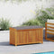 vidaXL - Opbergbox - voor - buiten - 113x50x60,5 - cm - massief - acaciahout