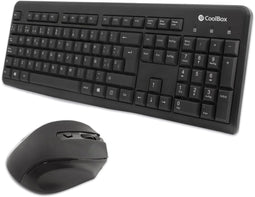 CoolBox COO-KTR-02W - Draadloos Toetsenbord - FullSize Qwerty ES (105 toetsen)