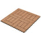 vidaXL - Terrastegels - 11 - stuks - 30 - x - 30 - cm - WPC - 1 - m2 - bruin
