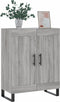 vidaXL - Dressoir - 69,5x34x90 - cm - bewerkt - hout - grijs - sonoma - eikenkleurig