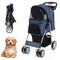 Coast Huisdierenwagen - Opvouwbaar - Ademend Gaas - 87 x 46 x 102 cm - Donkerblauw
