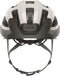 ABUS Macator Fietshelm - Maat L (58-62 cm) - Sportieve instaphelm - Wit zilver