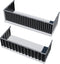tectake® Balkonscherm - 600 x 75 cm - Weerbestendig - Waterafstotend - Grijs