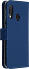 Accezz Hoesje Geschikt voor Samsung Galaxy A20e Hoesje Met Pasjeshouder - Accezz Wallet Softcase Bookcase - Donkerblauw