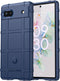 iMoshion Hoesje Geschikt voor Google Pixel 6a Hoesje Siliconen - iMoshion Rugged Shield Backcover - Blauw