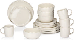 Alpina - Serviesset 16-delig - Voor 4 personen - Crème (4 stuks)