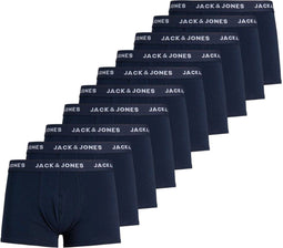 JACK&JONES JACSOLID - Boxershorts 10-pack - Zwart (10 stuks)