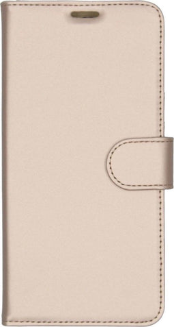 Accezz Hoesje Geschikt voor Samsung Galaxy A51 Hoesje Met Pasjeshouder - Accezz Wallet Softcase Bookcase - goud