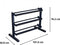 Body-Solid GDR363B - 3-Laags Dumbbell Rek - Ruimtebesparend en duurzaam - Zwart