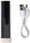Powerbank Li-ion batterij met 2200 mAh met zwarte behuizing