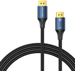 Vention HCELH - DisplayPort 1.4 Kabel - 8K 60Hz / 4K 120Hz - Blauw (2 m)