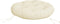 vidaXL - Zitkussen - rond - Ø - 60x11 - cm - oxford - stof - crèmekleurig