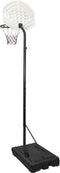 vidaXL Basketbalstandaard 282-352 cm polyethyleen wit