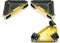 Toolland Meubeltransportset - 4 rolhoeken - max. draagkracht 100 kg - Geel Zwart