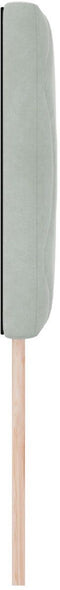 vidaXL - Hoofdbord - Diamant - Blokken - Ontwerp - Lichtgrijs - 80 - cm - Velvet