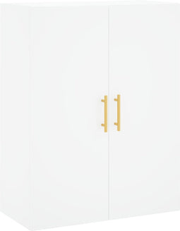 vidaXL - Wandkast - 69,5x34x90 - cm - wit