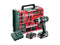 Metabo SB 18 L Set accu-slagboormachine 18 V 50 Nm ( 602317710 ) + 2x accu 2.0 Ah + lader + 78-delige mobiele werkplaats + koffer