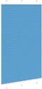 vidaXL - Plissé - rolgordijn - 115x200cm - stofbreedte - 114,4cm - polyester - blauw
