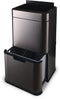 FlinQ Senzaro - 60L Prullenbak - Automatische Dichting - RVS