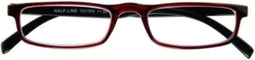 I need you leesbril half-line rood/zwart 3.00