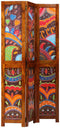 vidaXL - Kamerscherm - 3 - Panels - Honingbruin - 35x1.5x160 - cm - Massief - Acaciahout