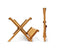 Secret de Gourmet Afdruiprek - 2-laags - bruin - 42 x 33 cm - bamboe hout - afwasrek - afwassen