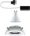 Paulmann Nova Plus - LED-inbouwlamp - Zwenkbaar 30° IP65 7W 460lm 2700K Wit mat Chroom
