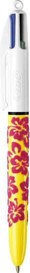 Bic 4 kleuren pen - Bloemen