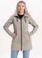 Kjelvik Sello - Softshelljas Dames - Ademend Winddicht Waterafstotend - Kaki
