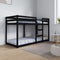 vidaXL - Stapelbed - massief - grenenhout - zwart - 75x190 - cm
