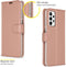 Accezz Samsung Galaxy A23 (5G) - Wallet Softcase Bookcase - 3 pashouders - Rosé Goud