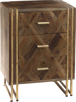 PTMD Nachtkastje Roan Mangohout 61 x 45 x 33