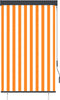 vidaXL-Rolgordijn-voor-buiten-100x250-cm-wit-en-oranje