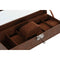 Doos-Juwelenkistje Home ESPRIT Bruin Polyurethaan Kristal Hout MDF 30 x 10 x 8 cm