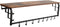Plant&More - Wand kapstok De Luxe - XL - Garderobe - Hoedenplank met 8 Haken - Industrieel - 110 x 30 x 27 cm