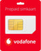 Vodafone Prepaid met €10 beltegoed | 3-in-1 simkaart dus past in elke telefoon