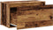 vidaXL - Halbankje - 80x40x45 - cm - bewerkt - hout - oud - houtkleurig