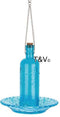 Voederfles ruitjesglas-Blauw