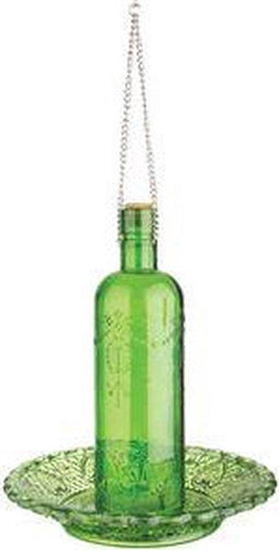 Voederfles ruitjesglas-Groen