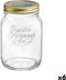 Voedselopslagcontainer Bormioli Rocco Quattro Stagioni Transparant Glas (2 L) (6 Stuks)