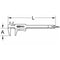 Voegsjabloon KS TOOLS met dubbele uitloop - 0-150 mm - 300.0510