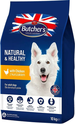 Voer Butcher's Natural & Healthy Volwassen Kip 10 kg