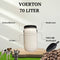 Voerton 70 liter Wit - Waterkluis - Schroefdeksel - Luchtdicht - Waterdicht - Opslag - Containeropslag