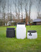Voerton Zwart - 40 liter - Waterkluis - Schroefdeksel - Luchtdicht - Waterdicht - Opslagcontainer - Voedselcontainer