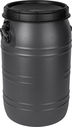 Voerton Zwart 70 Liter - Schroefdeksel - Lucht dicht & Water dicht - Voedselopslag - Waterkluis