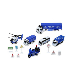 Voertuig Speelset City Police 45 x 33 x 6 cm Multicolour