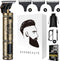 Sansbeauté® T-Blade Buddha Trimmer - Draadloze Baard- en Haartrimmer - 3 Opzetkammen - Gold Platinum