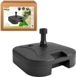 Voet voor Parasol Aktive 44,5 x 12,5 x 44,5 cm Zwart Plastic