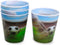 Voetbal Bekers 3D Plastic 250ml 4 stuks