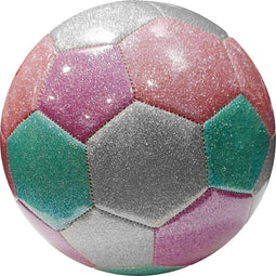 Voetbal roze imitatieleer no. 5 4852